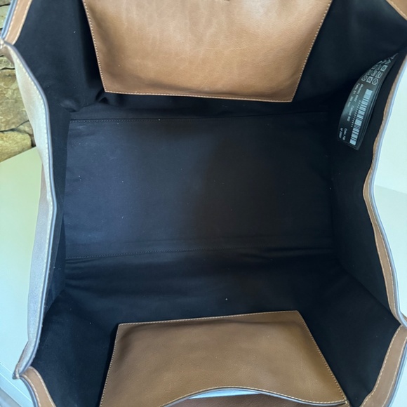 Massimo Dutti Nappa Leather Maxi Tote Bag - Beige - Picture 6 of 12